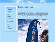 Tablet Screenshot of lagunacraftguild.org